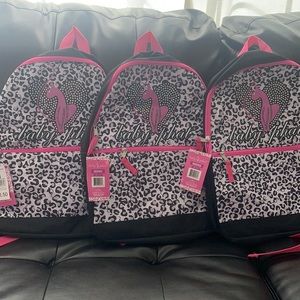 Three Backpacks for girls. New with tags!